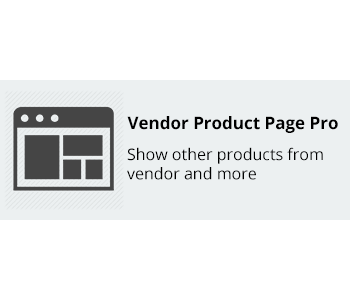 Vendor Product Page Pro
